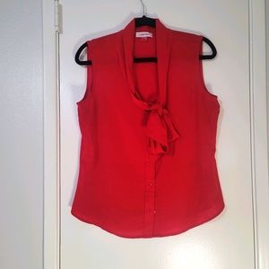 CK Red Blouse